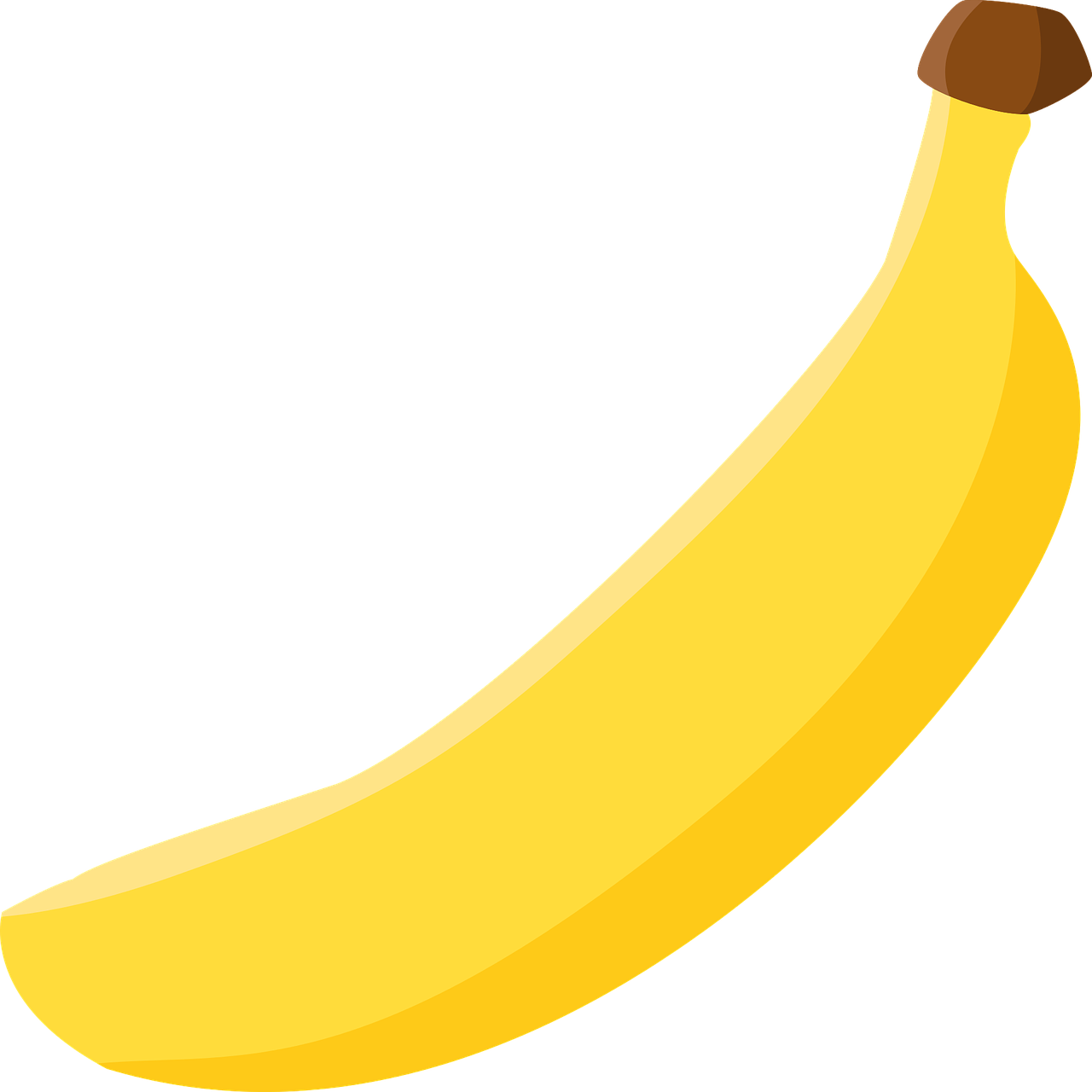 banana flat fruit free photo