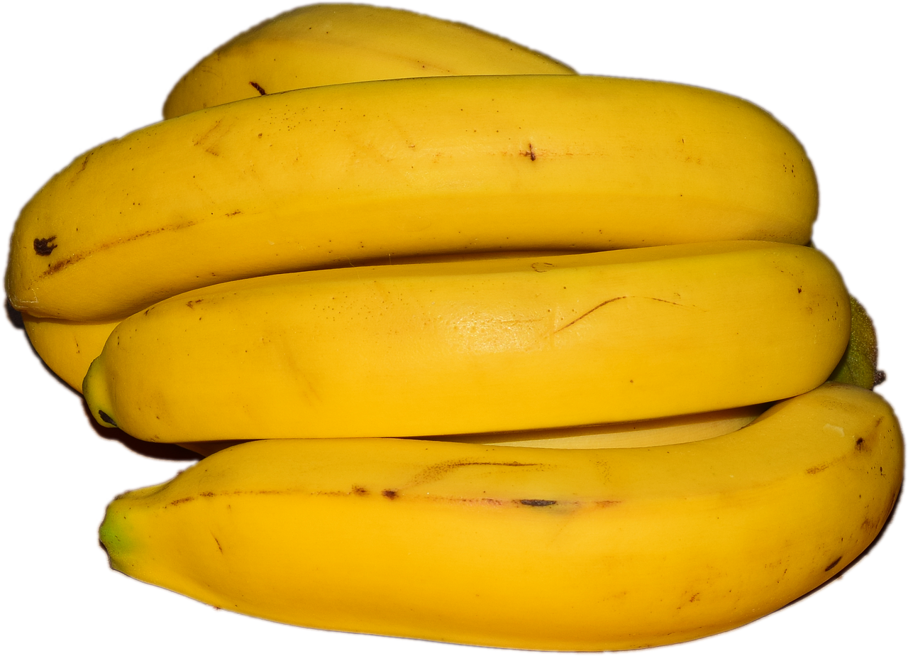 banana yellow food free photo