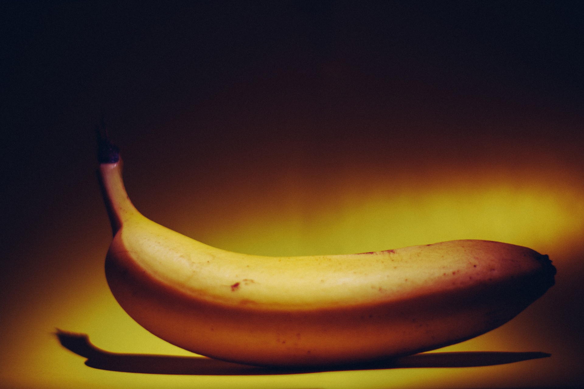 banana fruit yellow free photo