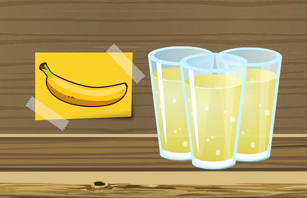 banana  juice  fresh free photo