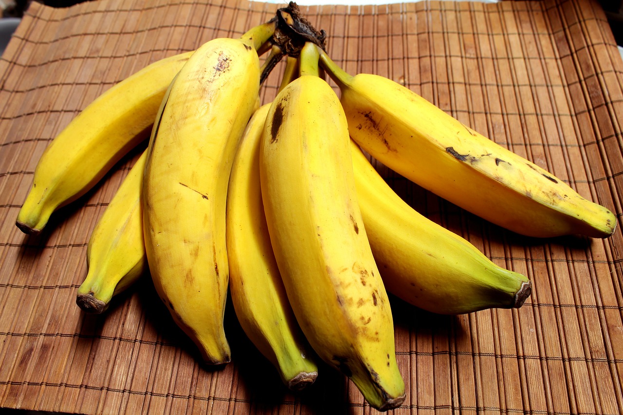 banana fruit tropical fruit free photo