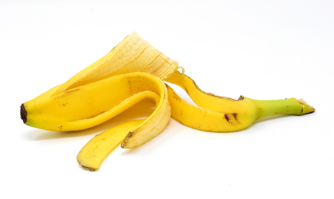 banana peel  fruit  healthy free photo