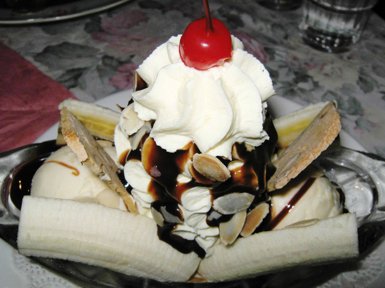 dessert banana ice free photo