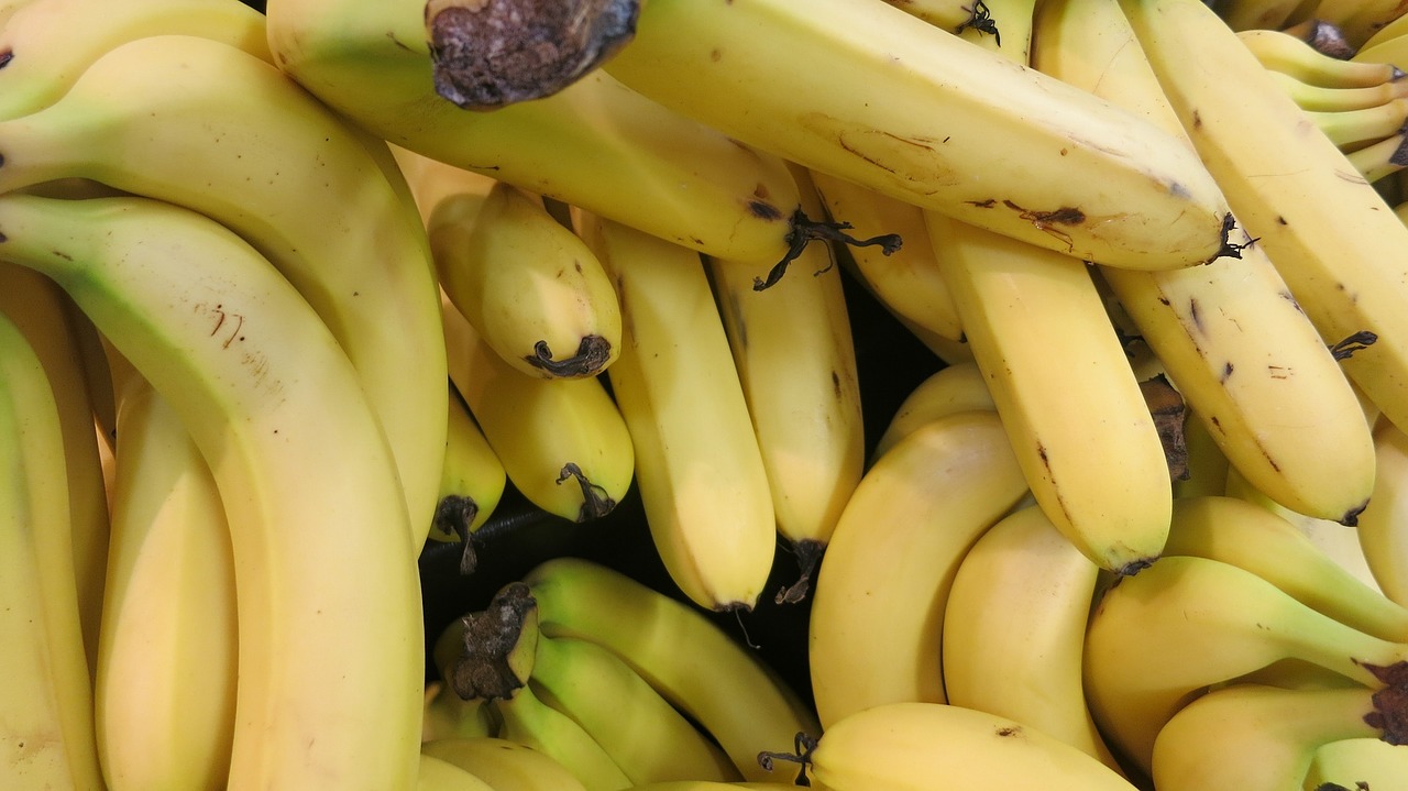 bananas ripe agriculture free photo
