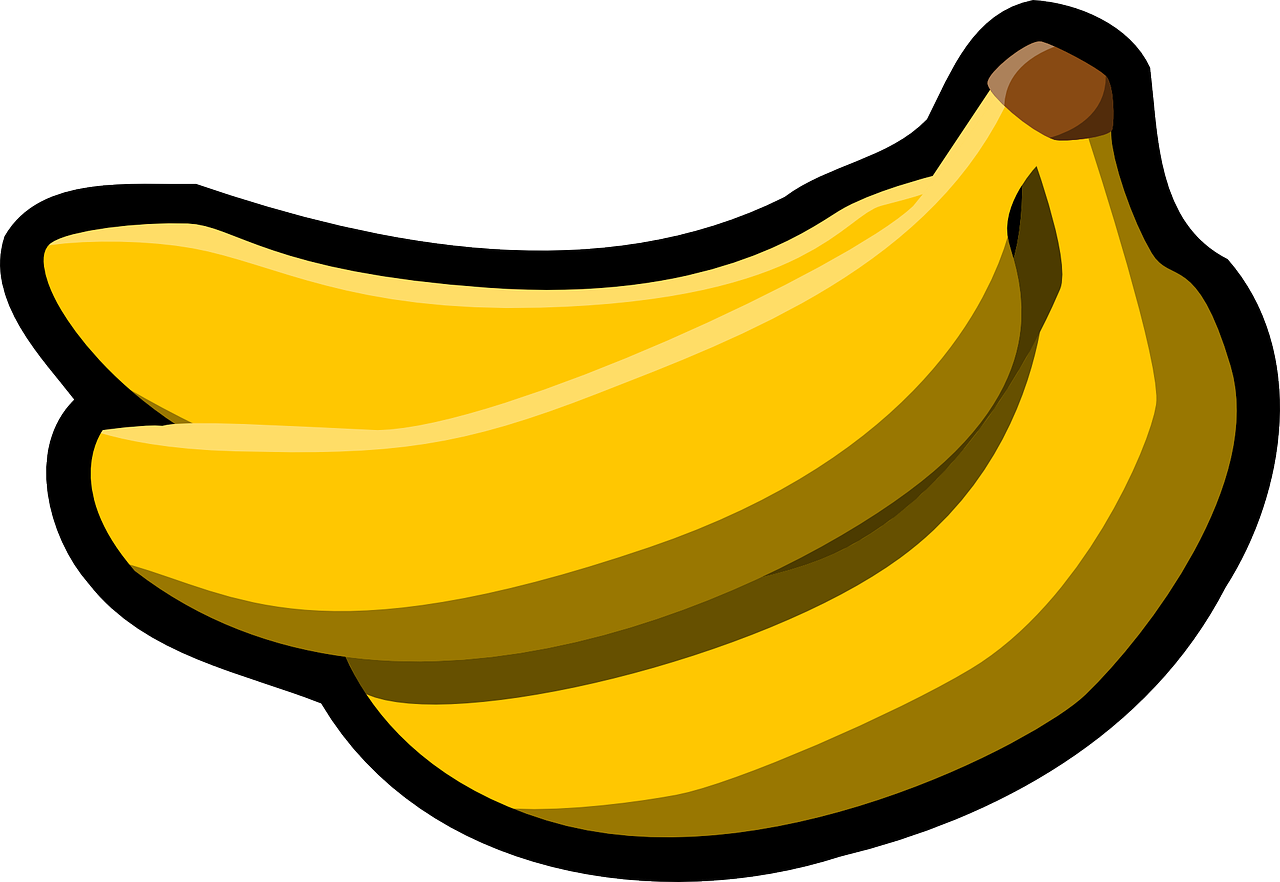 bananas food fruit free photo