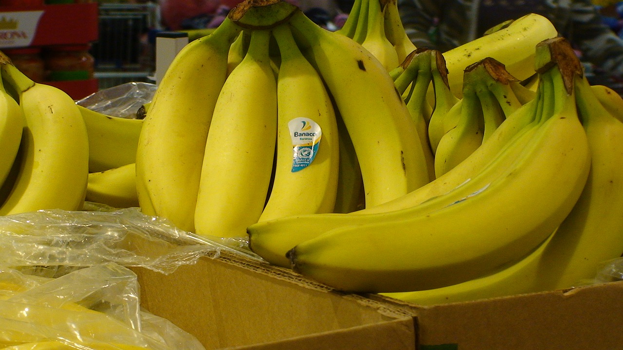 bananas fruit food free photo