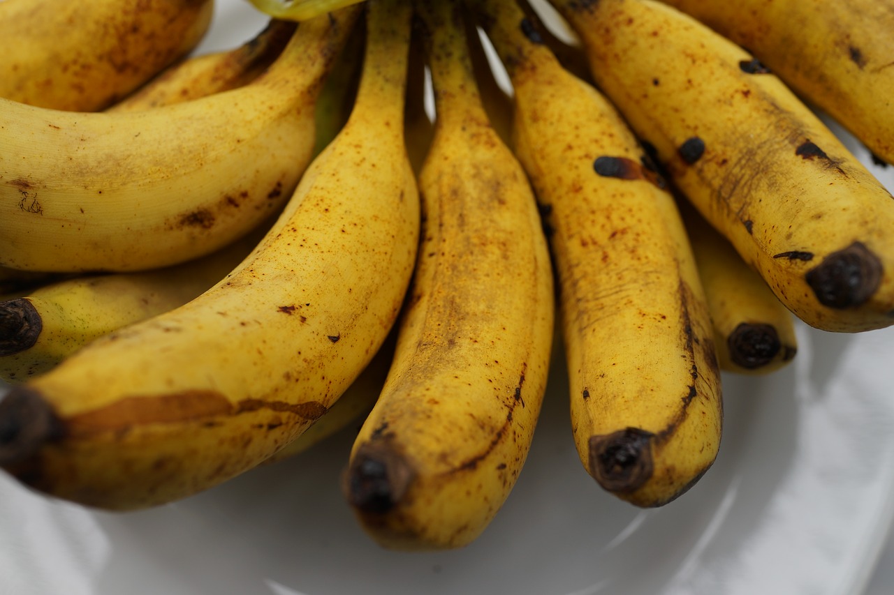 bananas popular fruit nutrition free photo