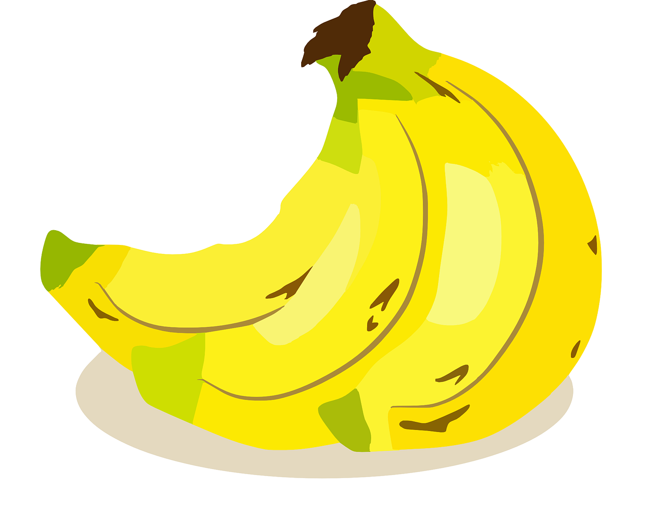 bananas fruits yellow free photo