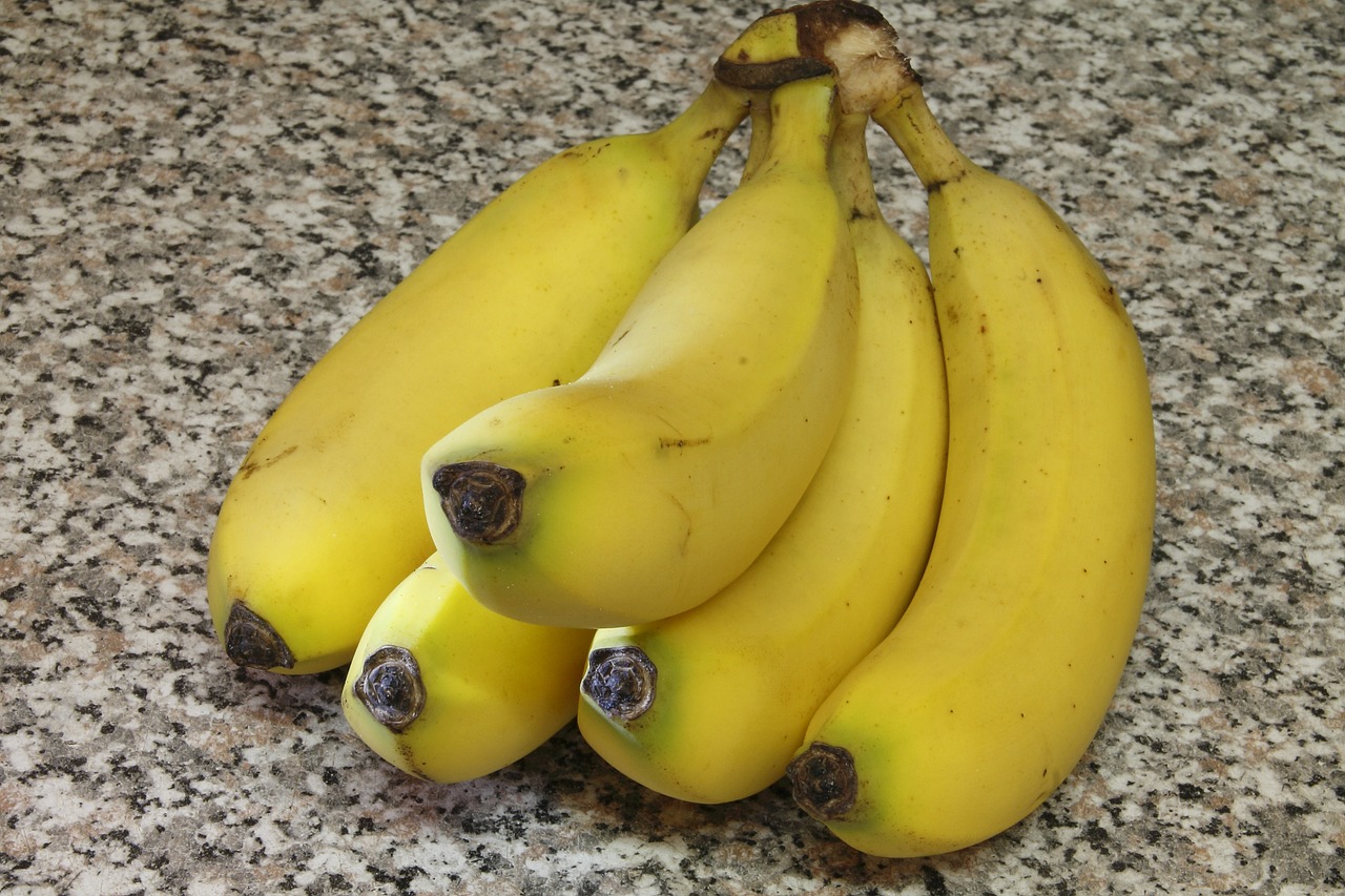 bananas fruit food free photo