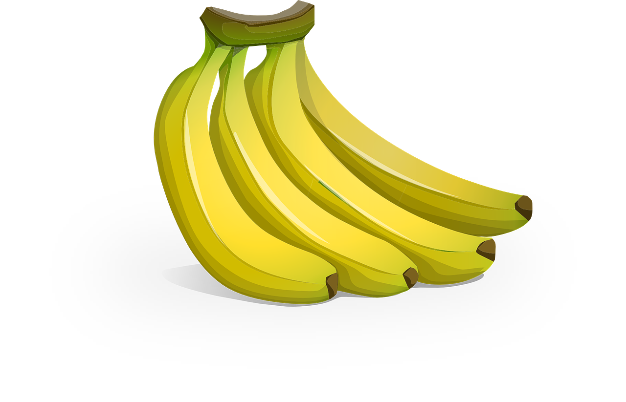 bananas fruit yellow free photo