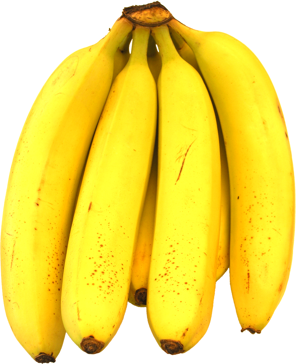 bananas ripe bunch free photo