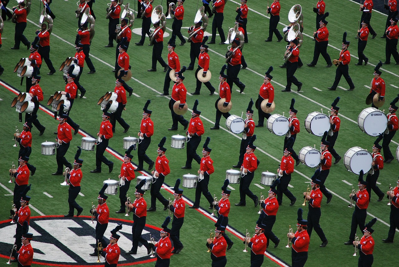 band marching drum free photo