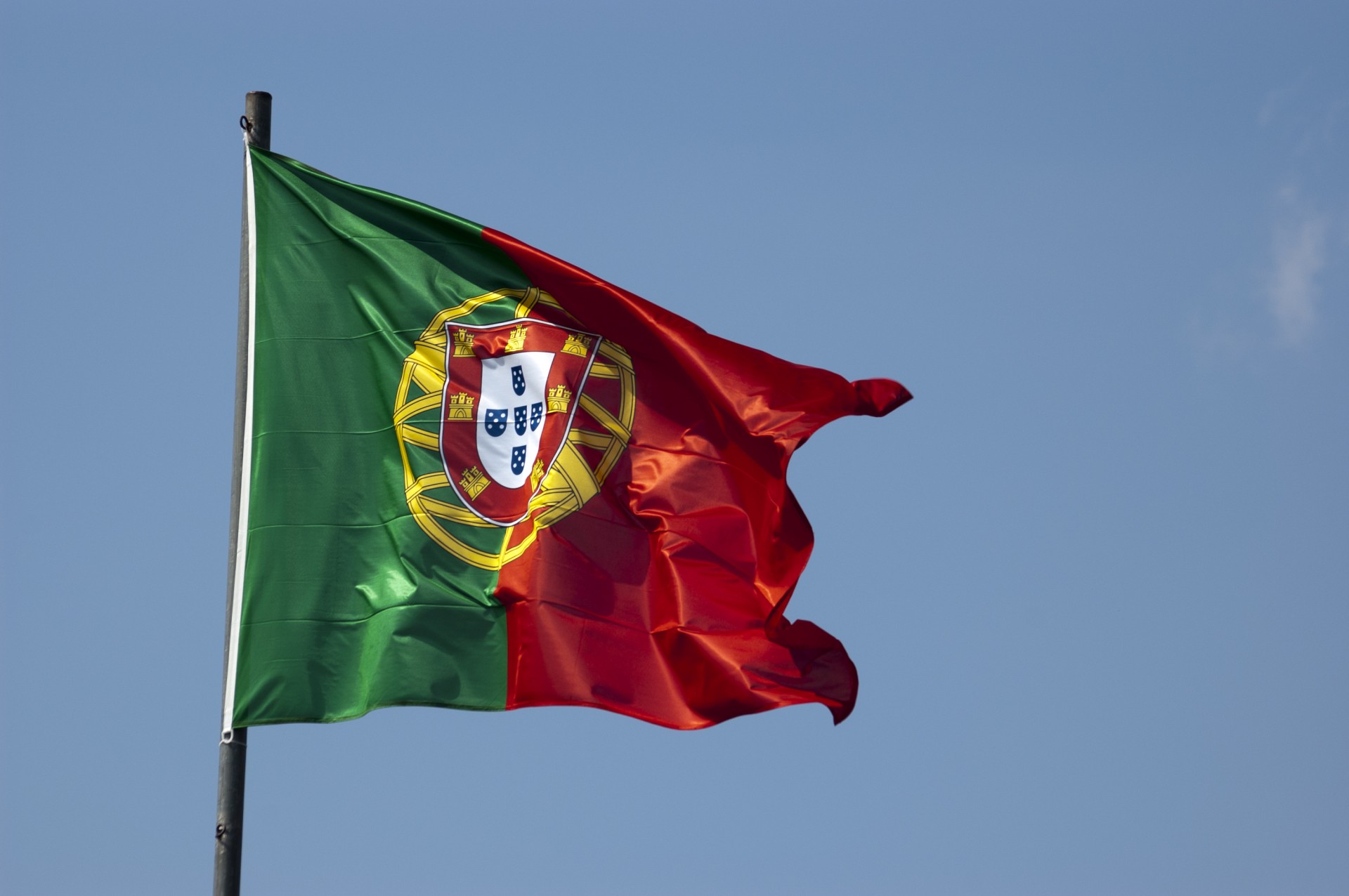 flag portugal sun free photo