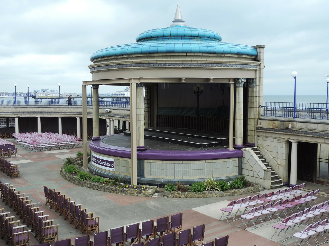 bandstand eastbourne sussex free photo