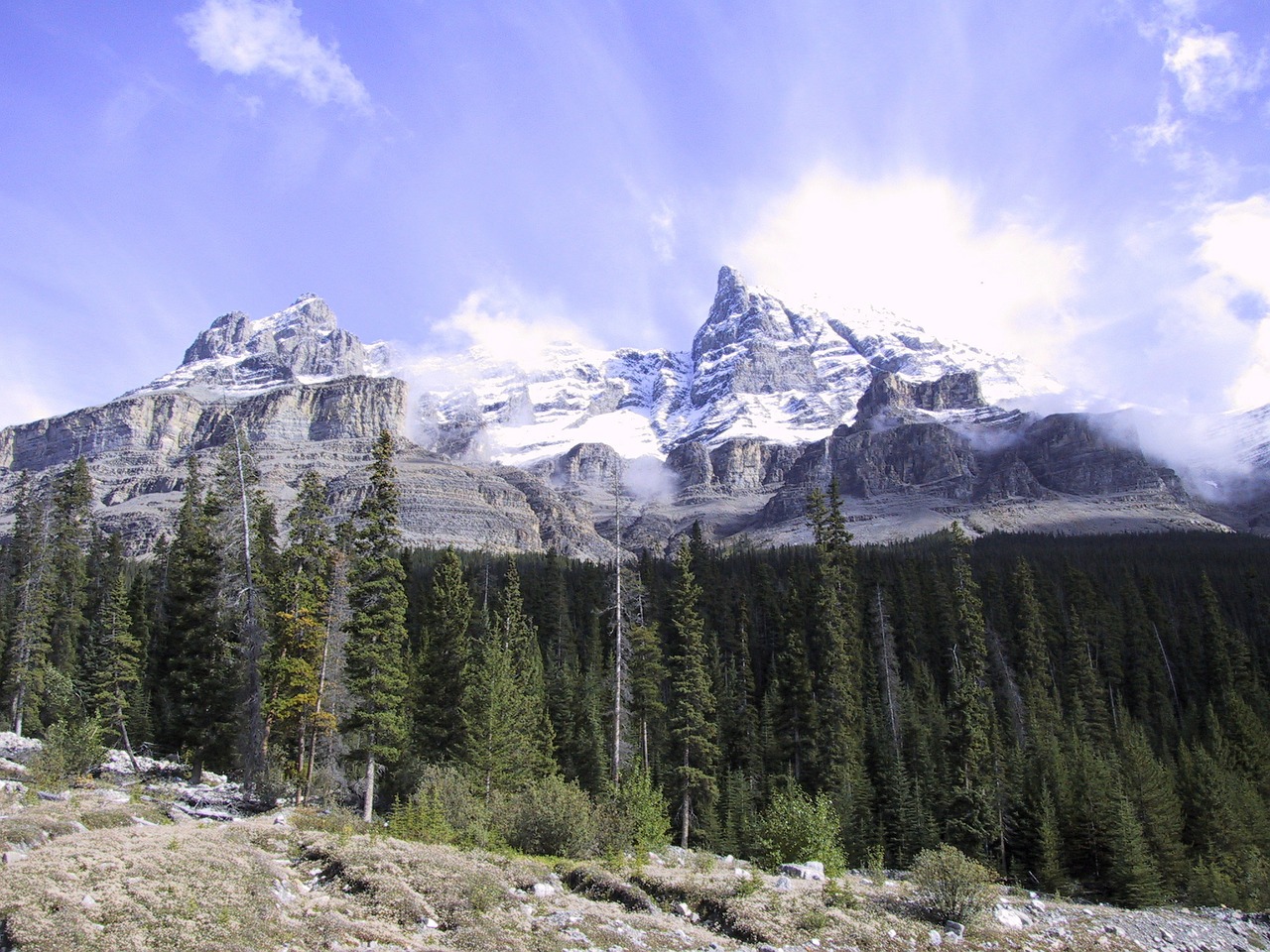 banff mountain canada free photo