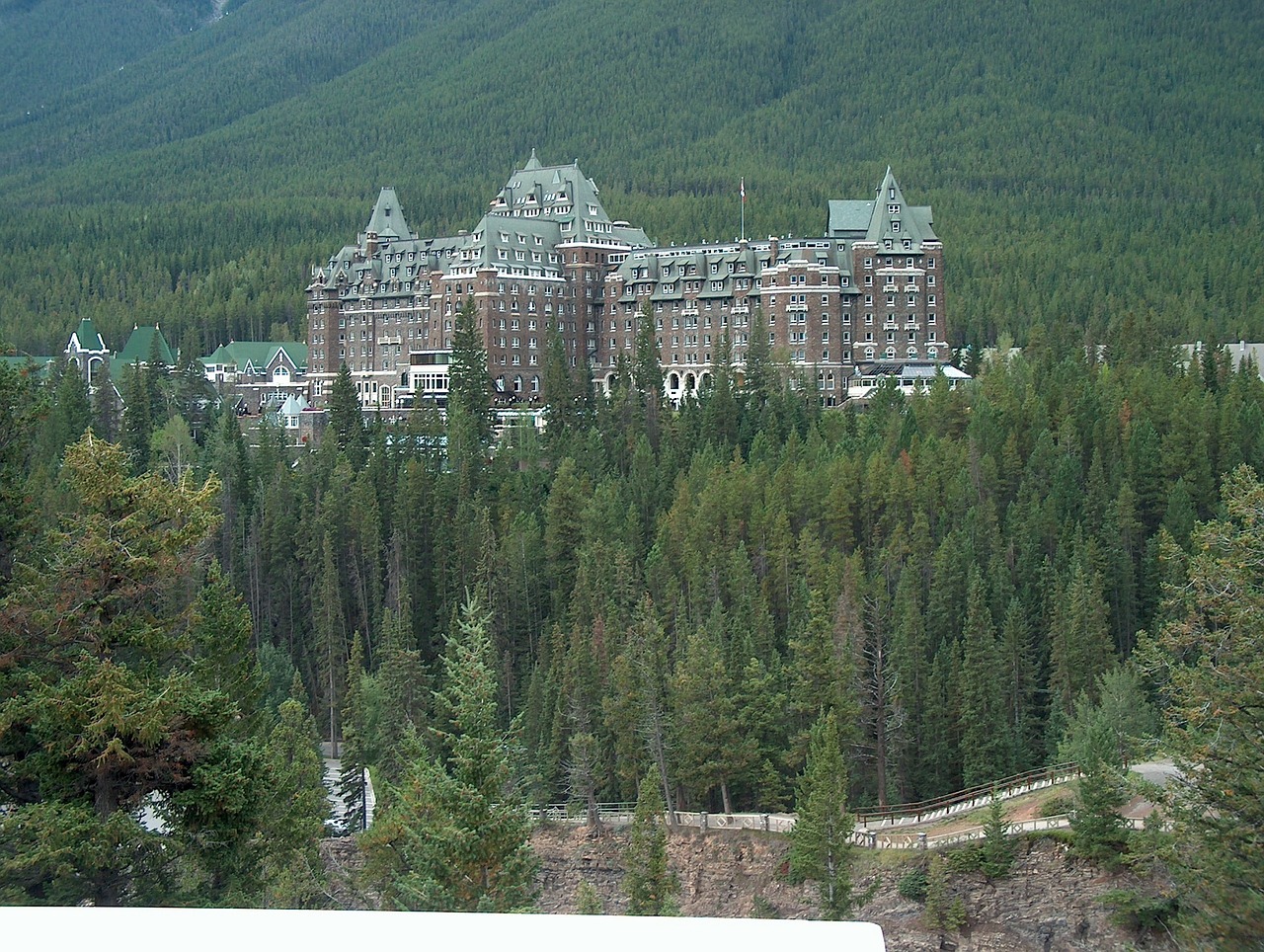 banff springs hotel luxury alberta free photo