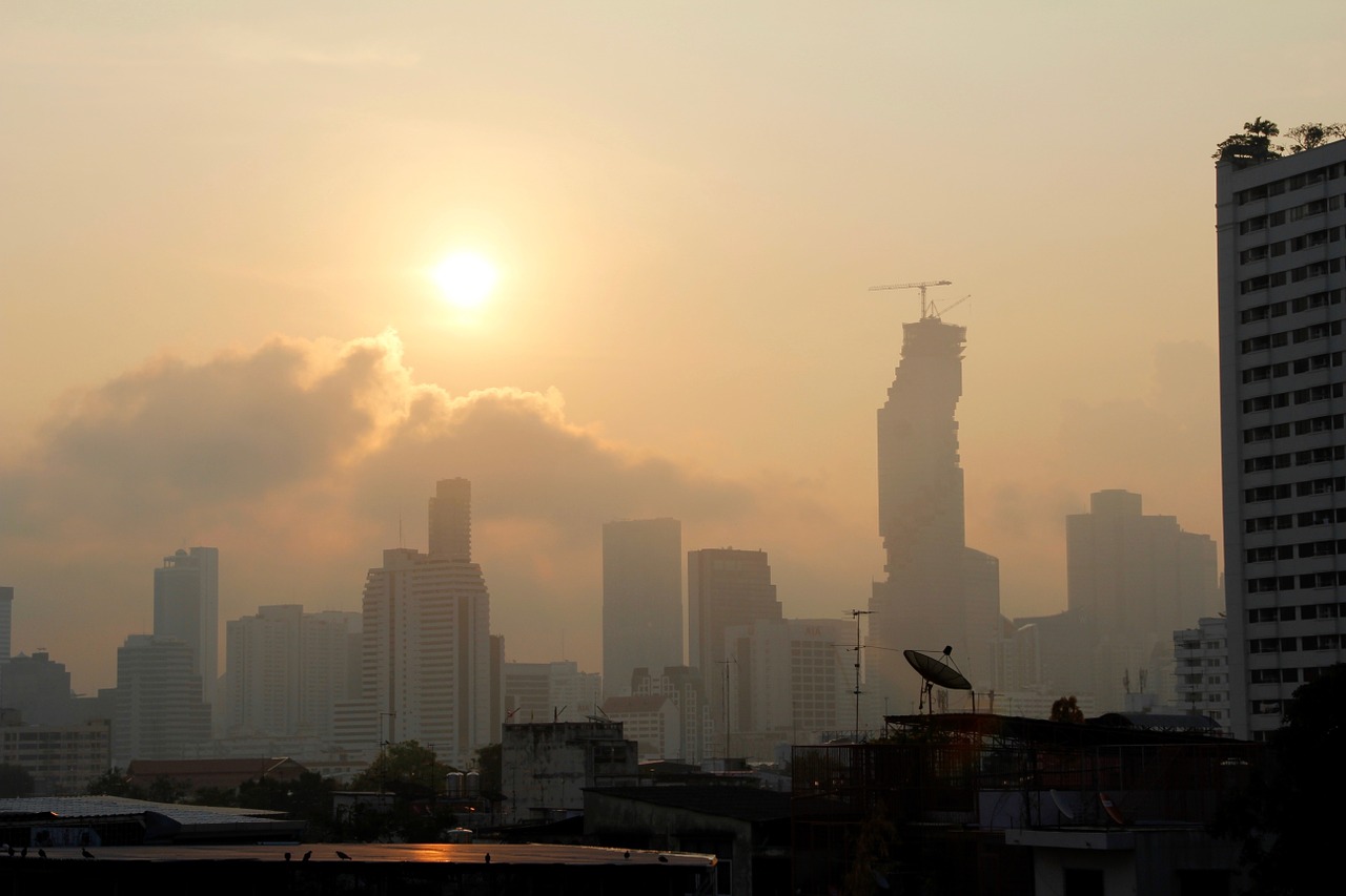 bangkok thailand skyscraper free photo