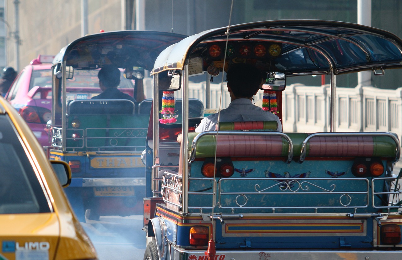 bangkok traffic thailand free photo