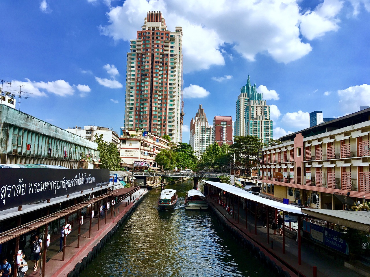 bangkok city sky free photo