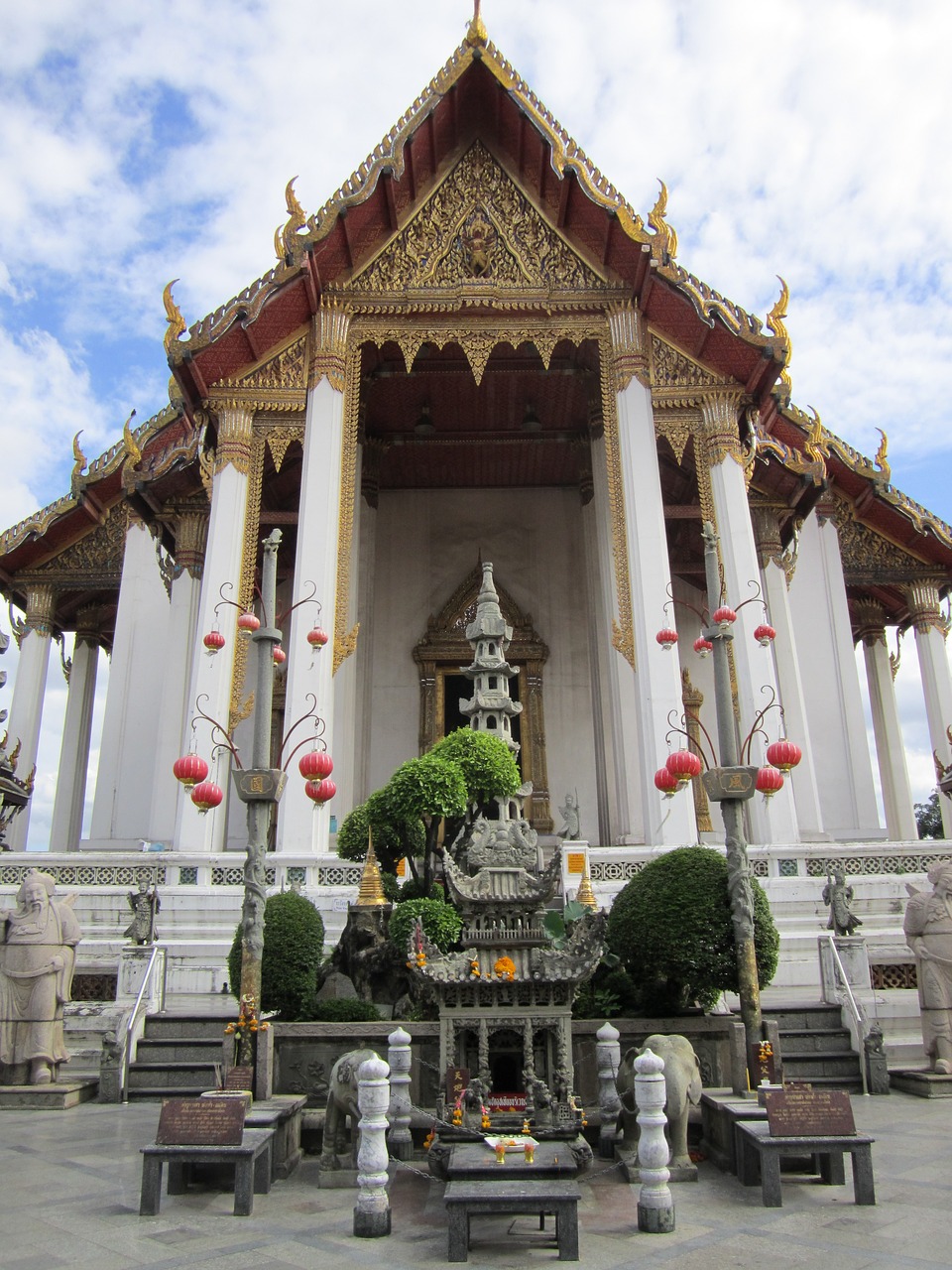 bangkok temple thailand free photo