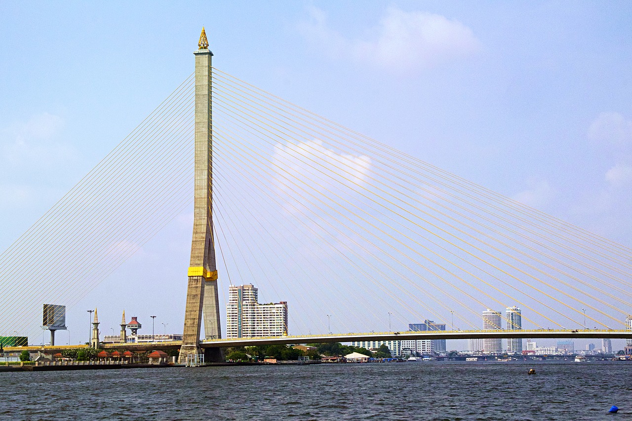 bangkok bridge thailand free photo