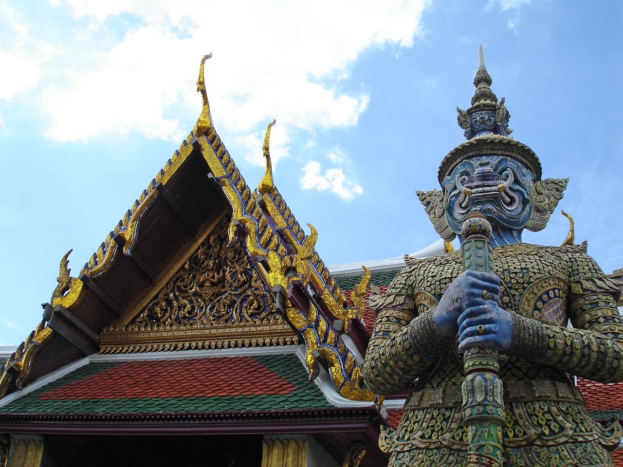 bangkok temple thailand free photo