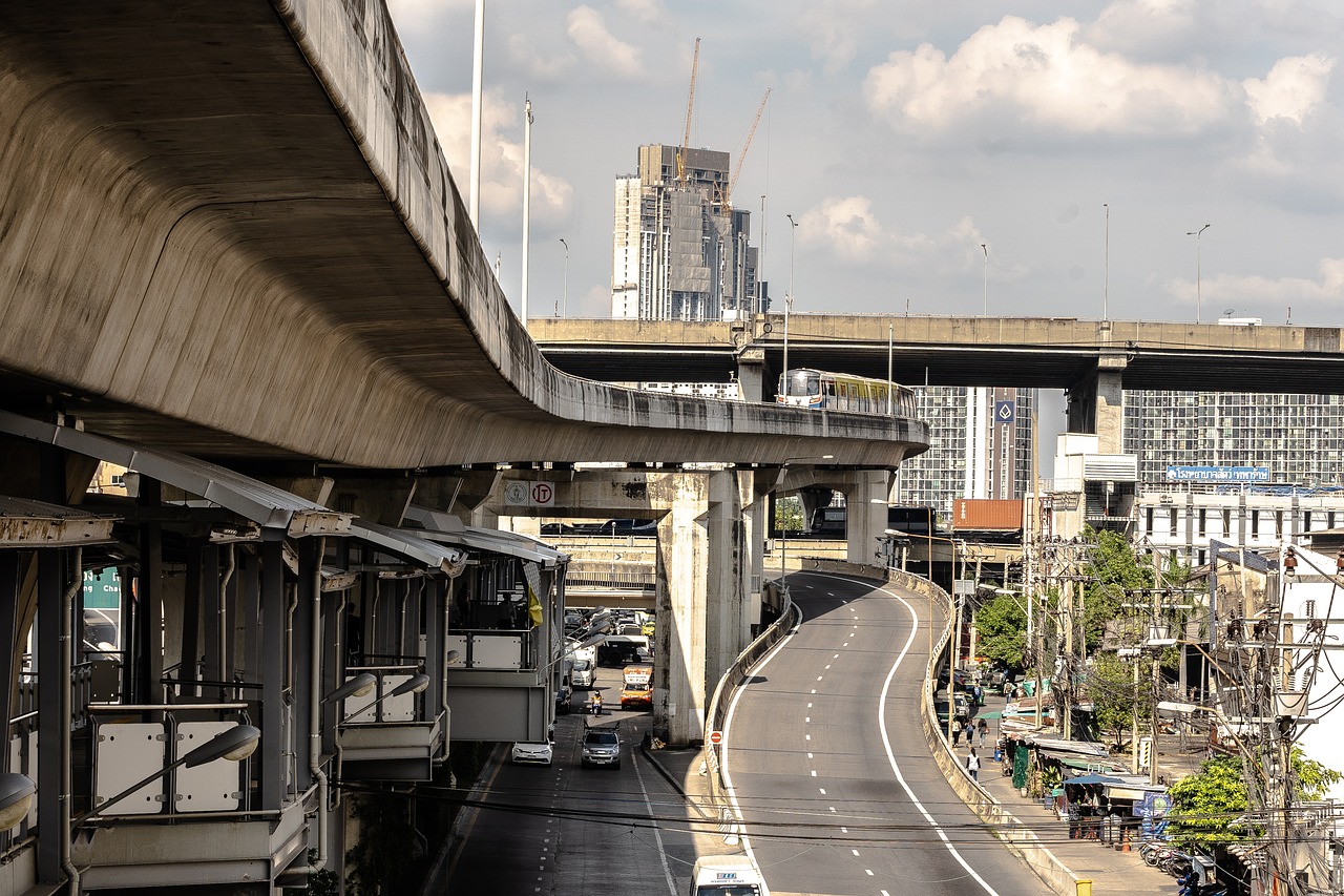 bangkok  road  street free photo