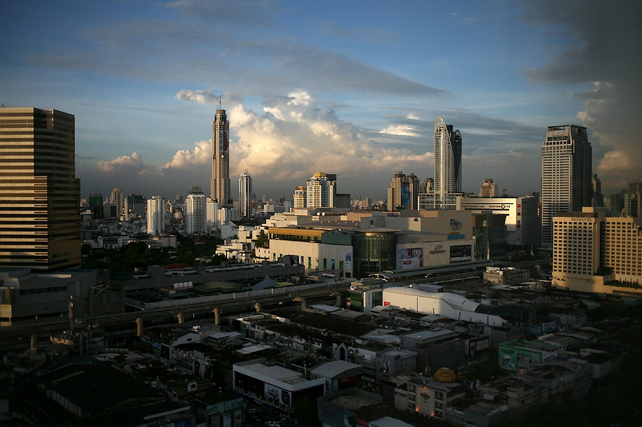 bangkok thailand sky free photo