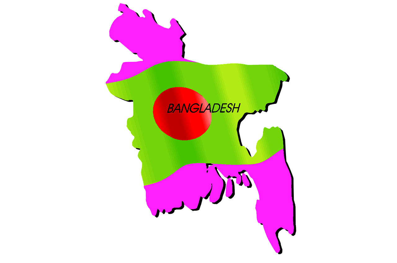 bangladesh  country  map free photo