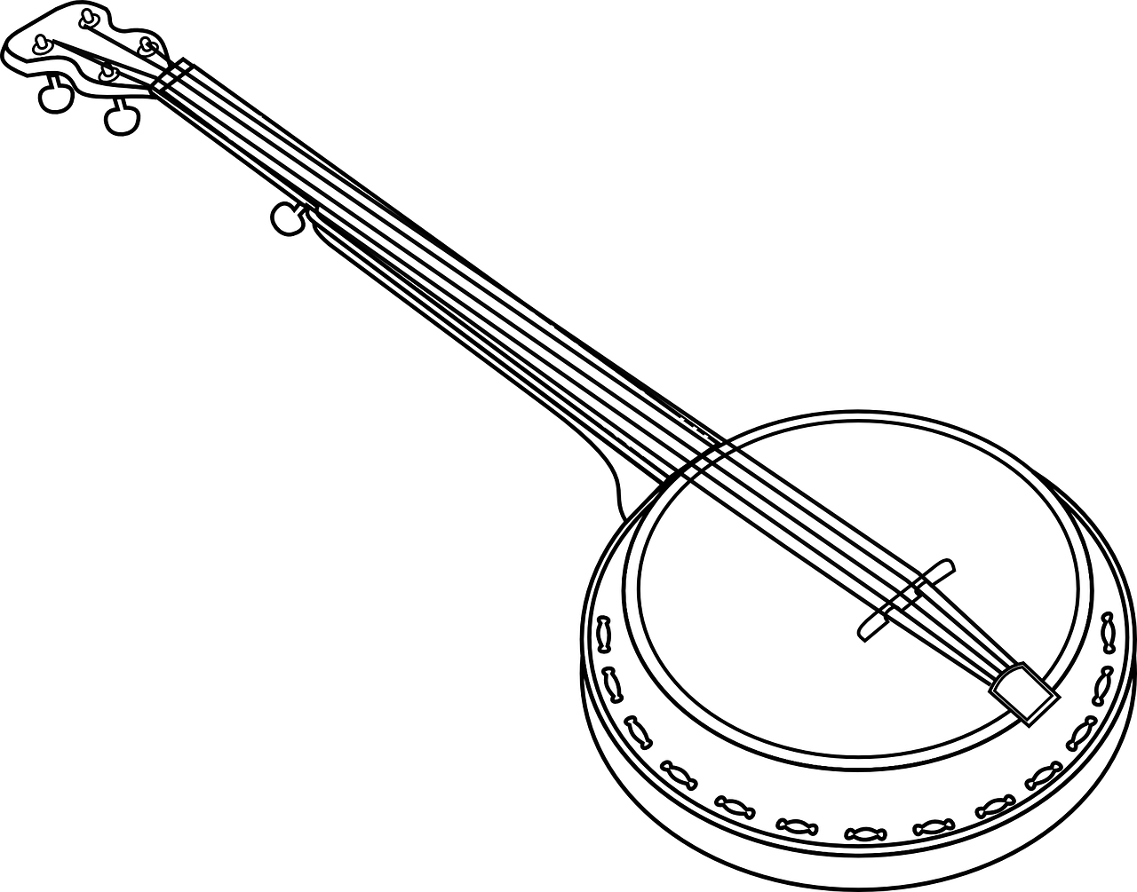 banjo music musical instrument free photo