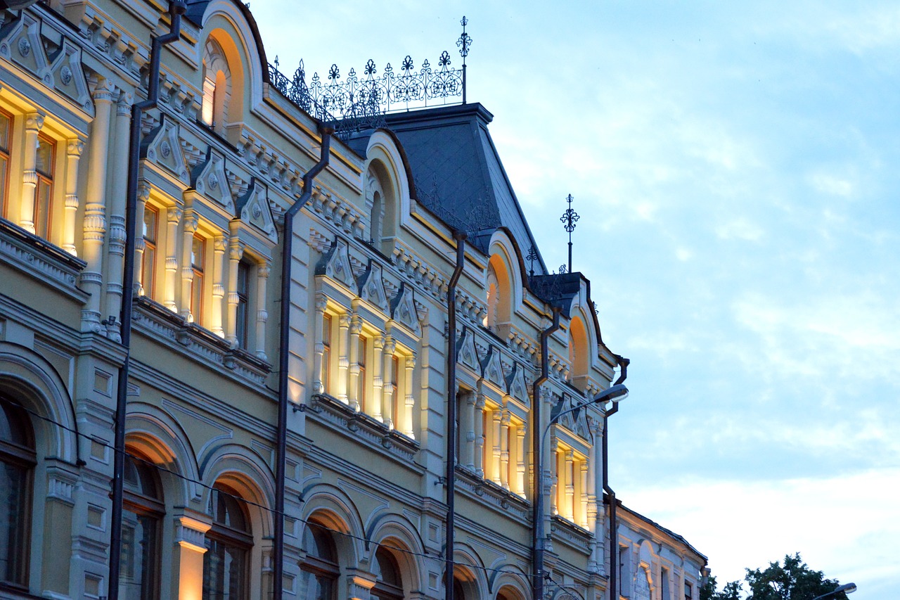 bank moscow architecture free photo