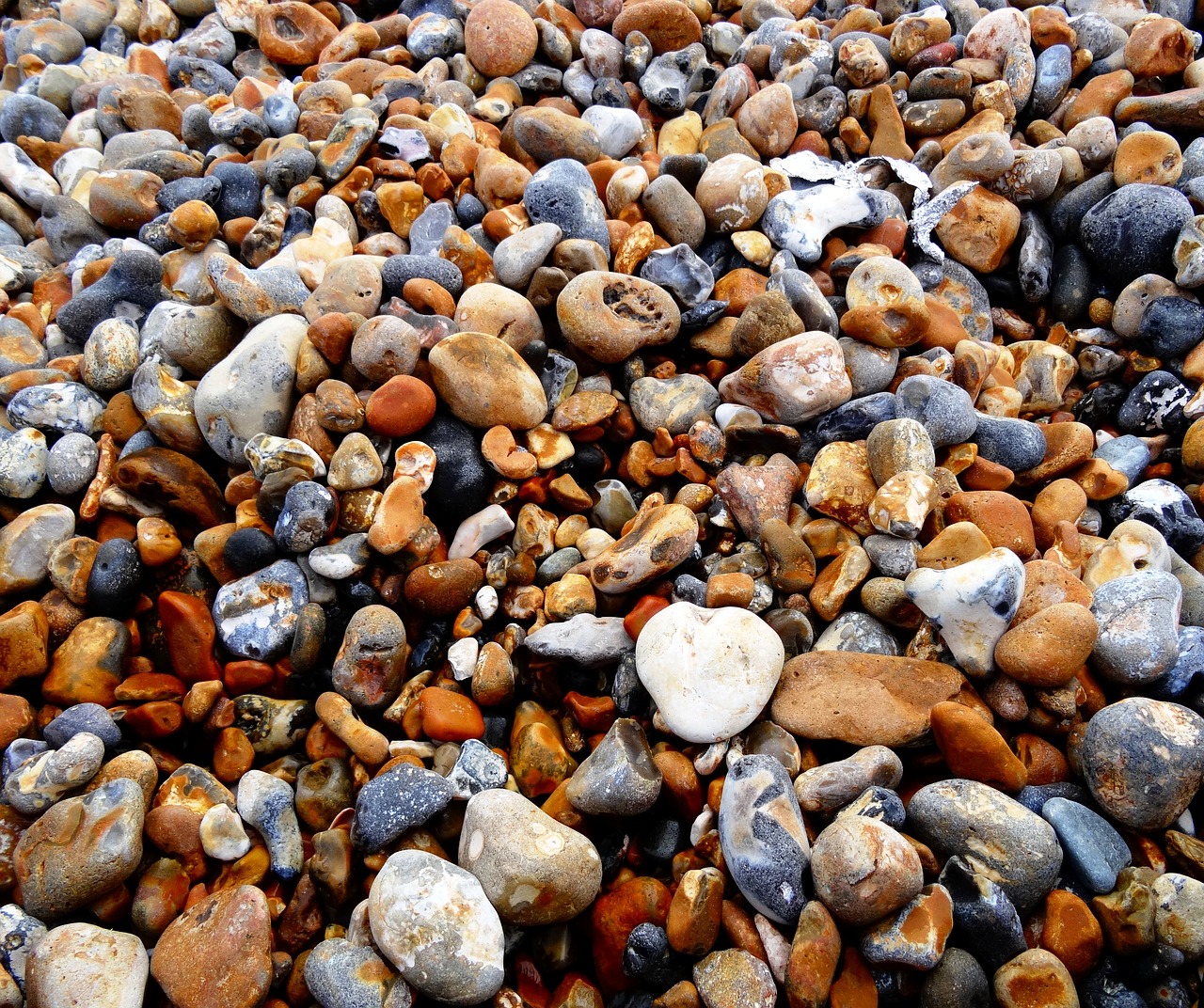 bank stones beach free photo