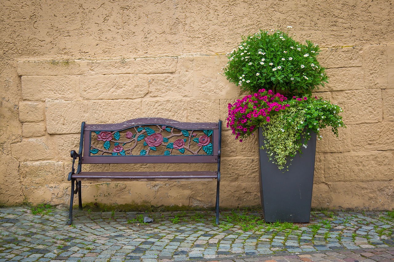 bank bench seat free photo