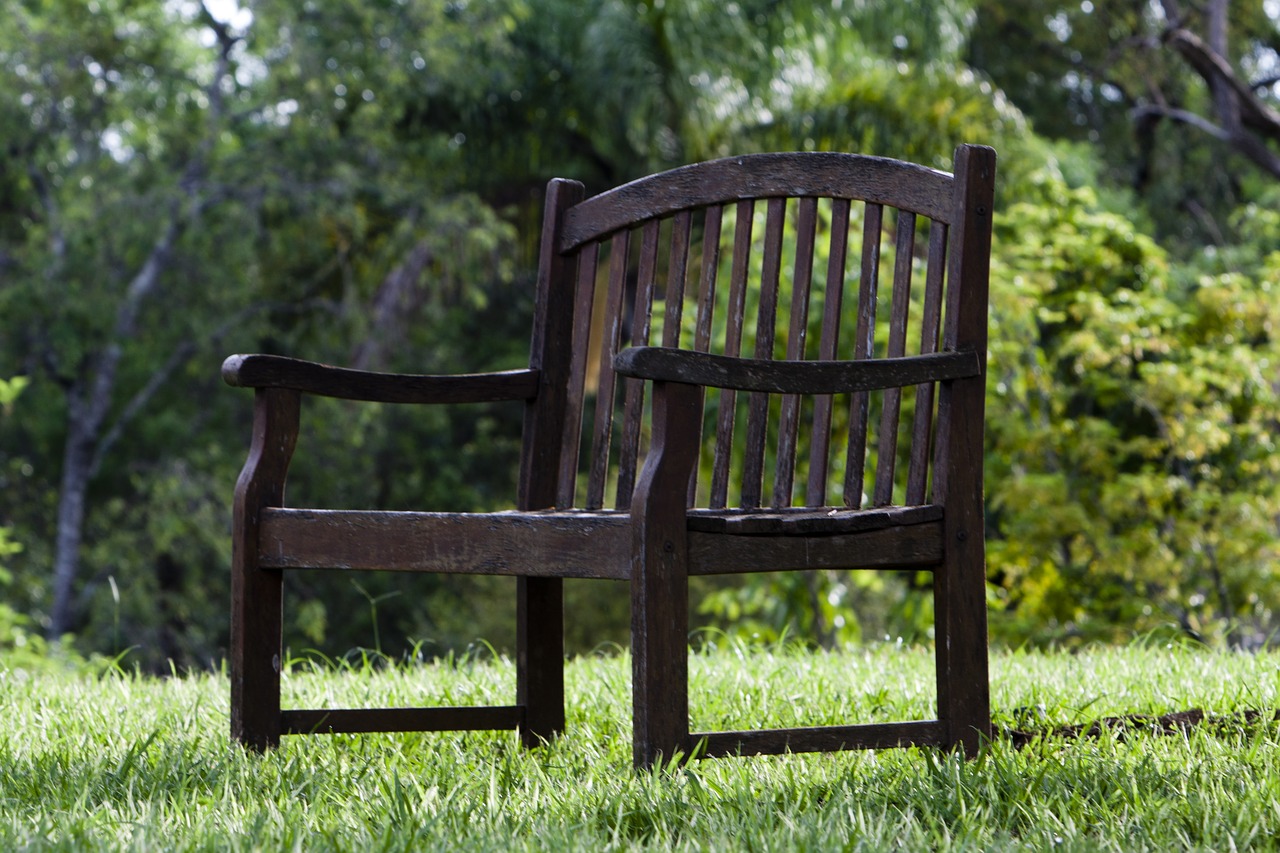 bank garden romantic free photo