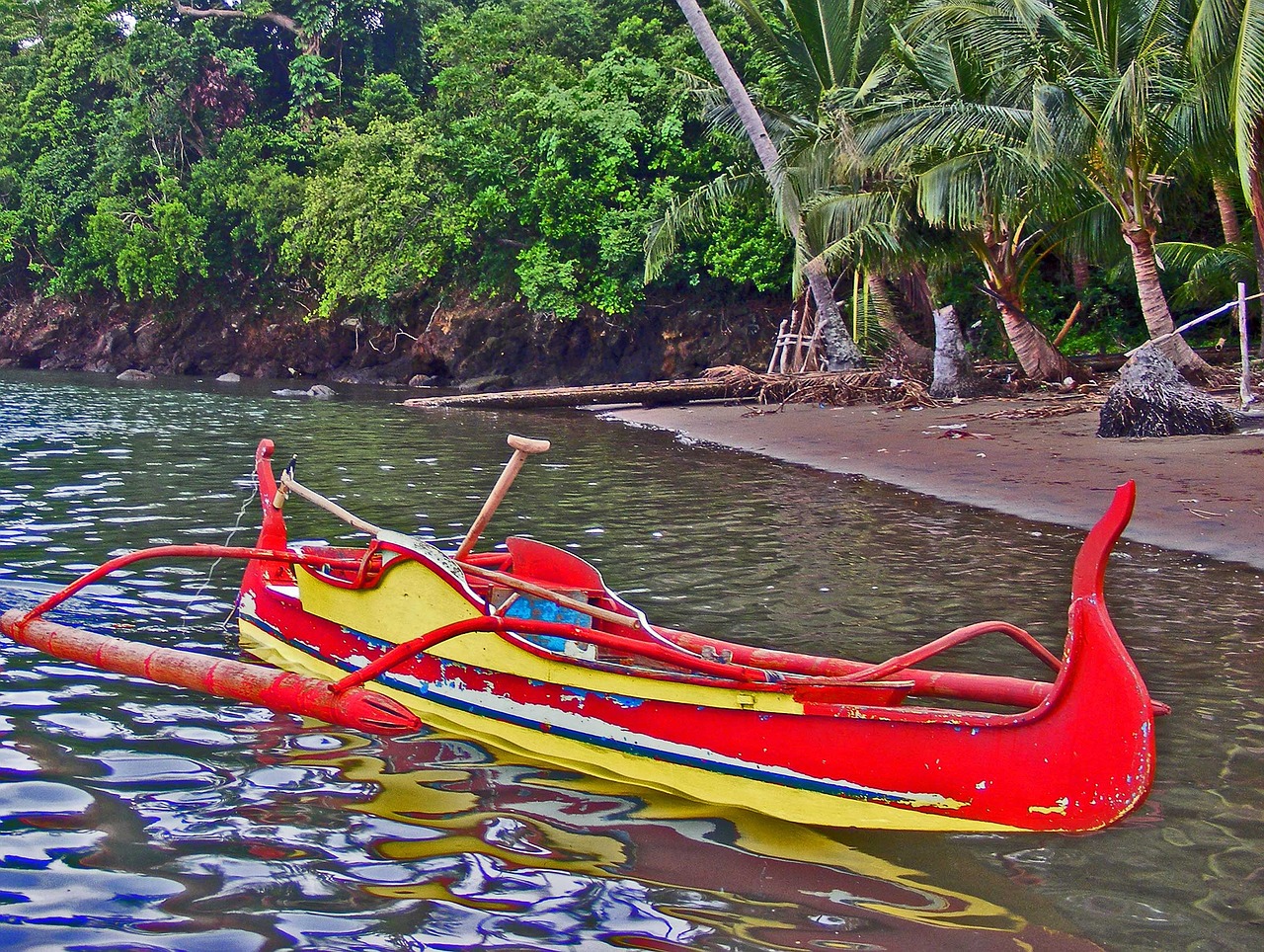 banka boat water free photo