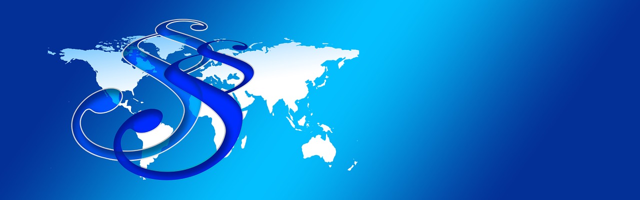 banner header continents free photo