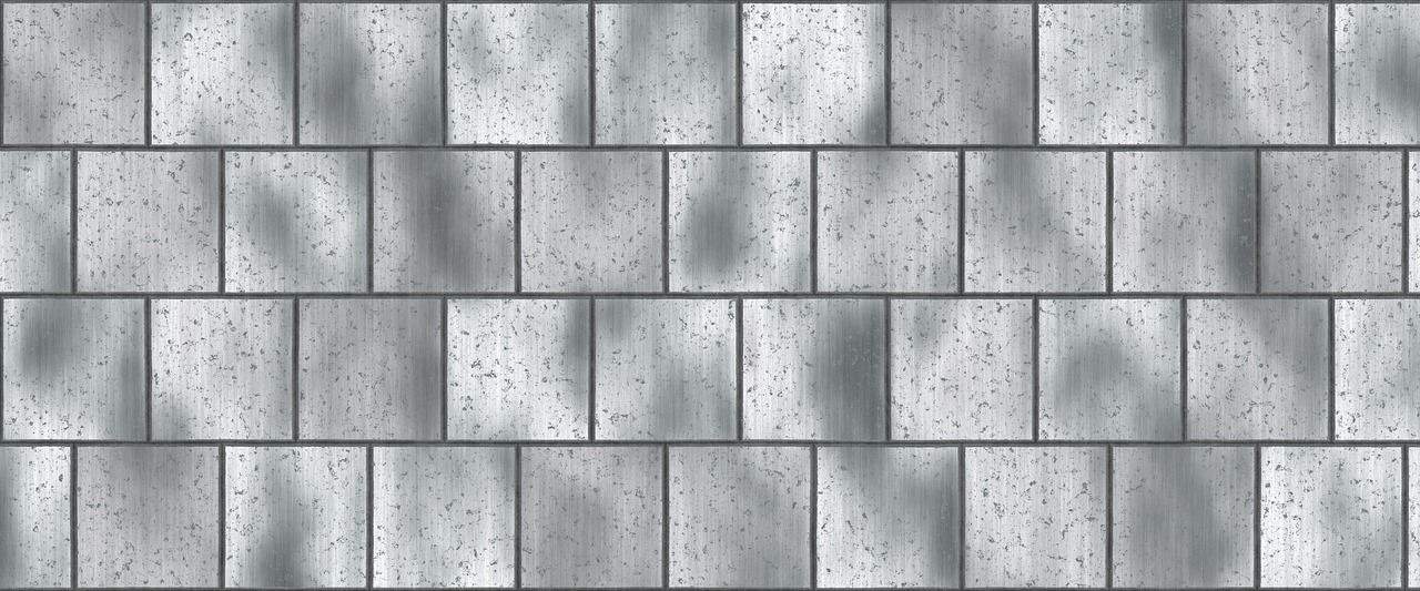 banner header metal tiles free photo