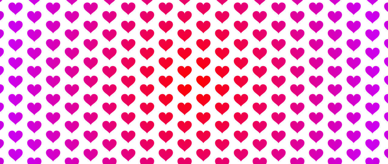 banner hearts transparent background free photo