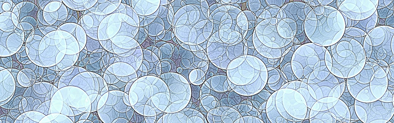banner bubbles texture free photo