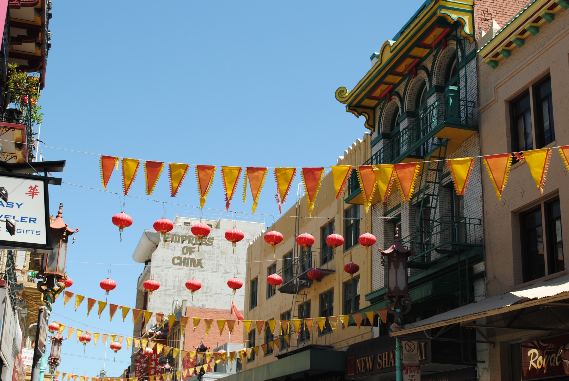 banners lanters china town free photo