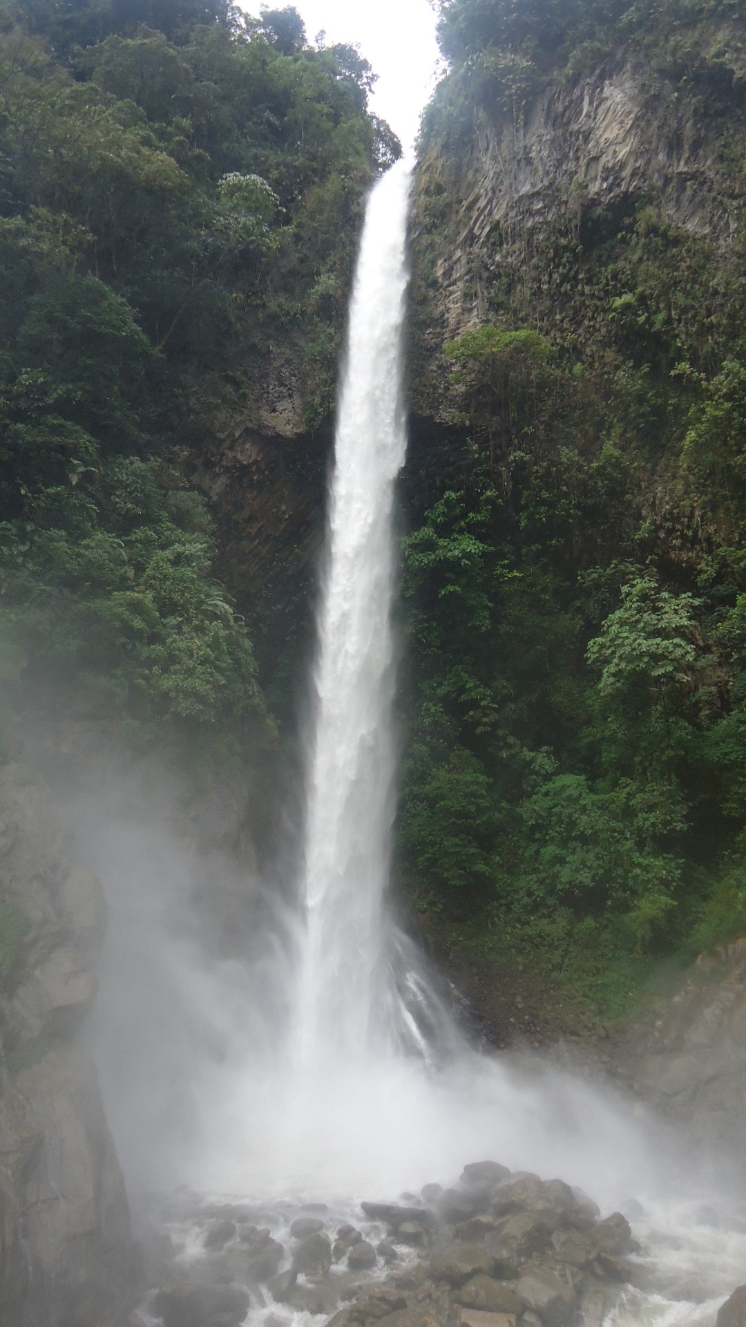 waterfall banos ecuador free photo