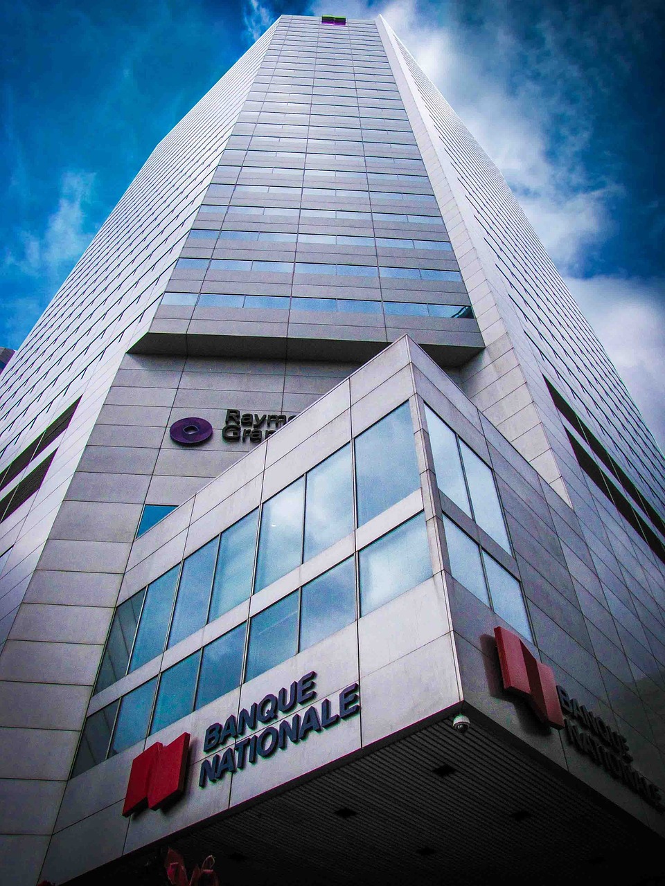 national bank montréal building free photo