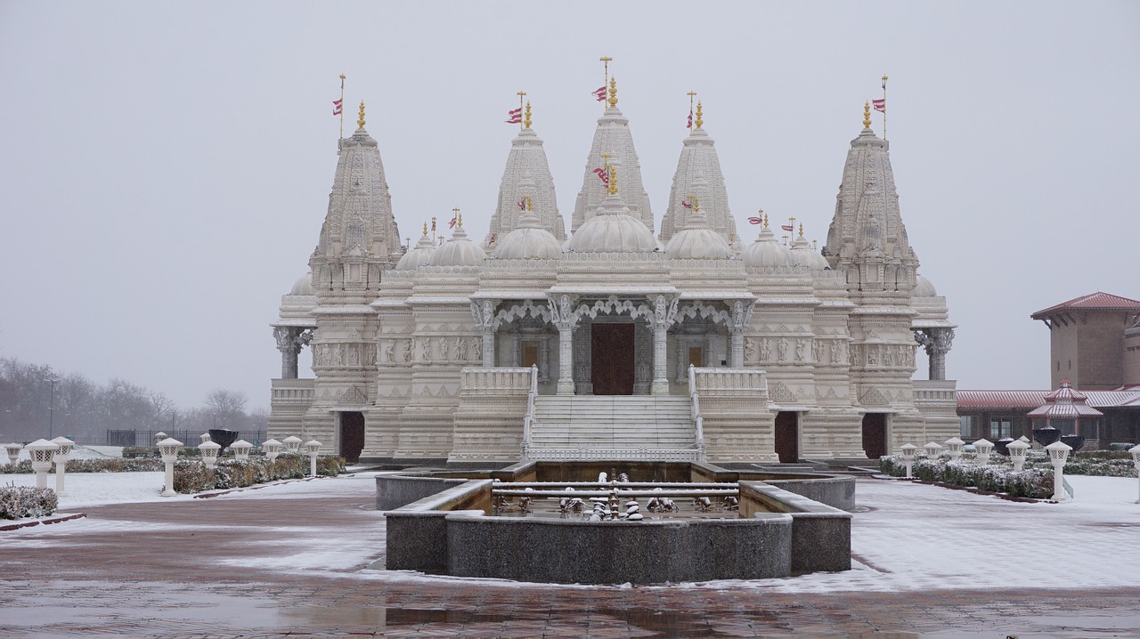 baps hindu temple religion free photo