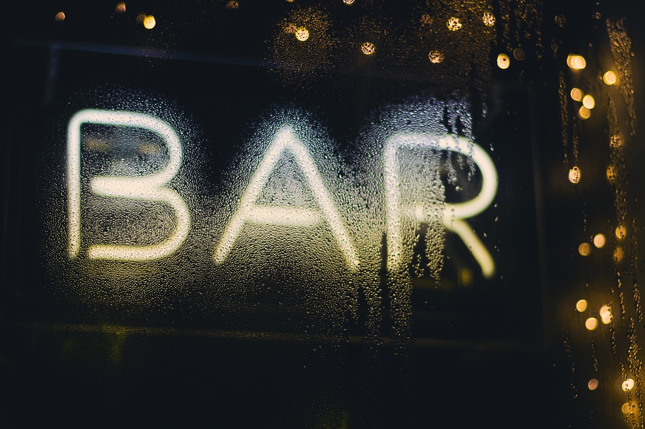bar establishment window free photo