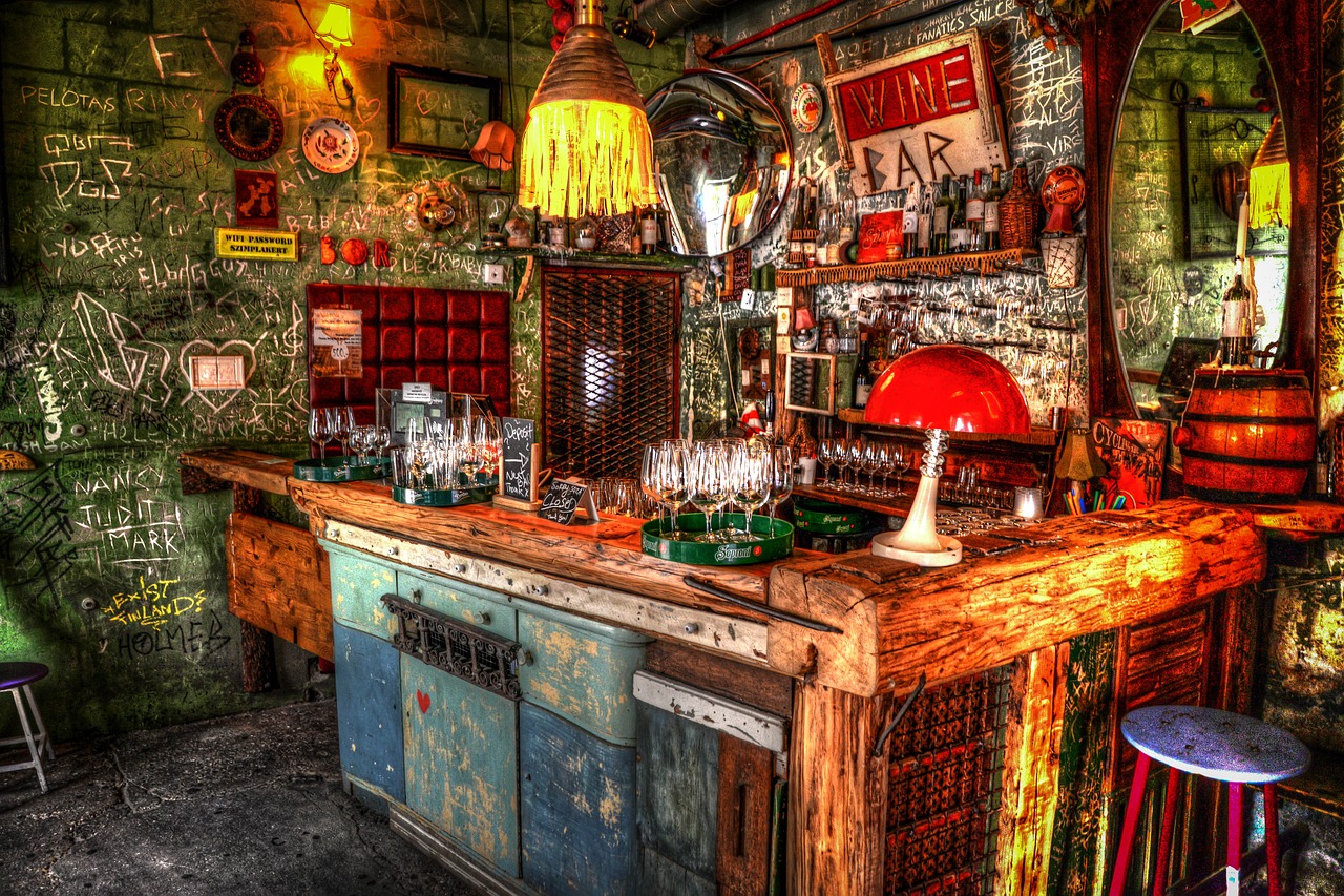 bar budapest ruin free photo