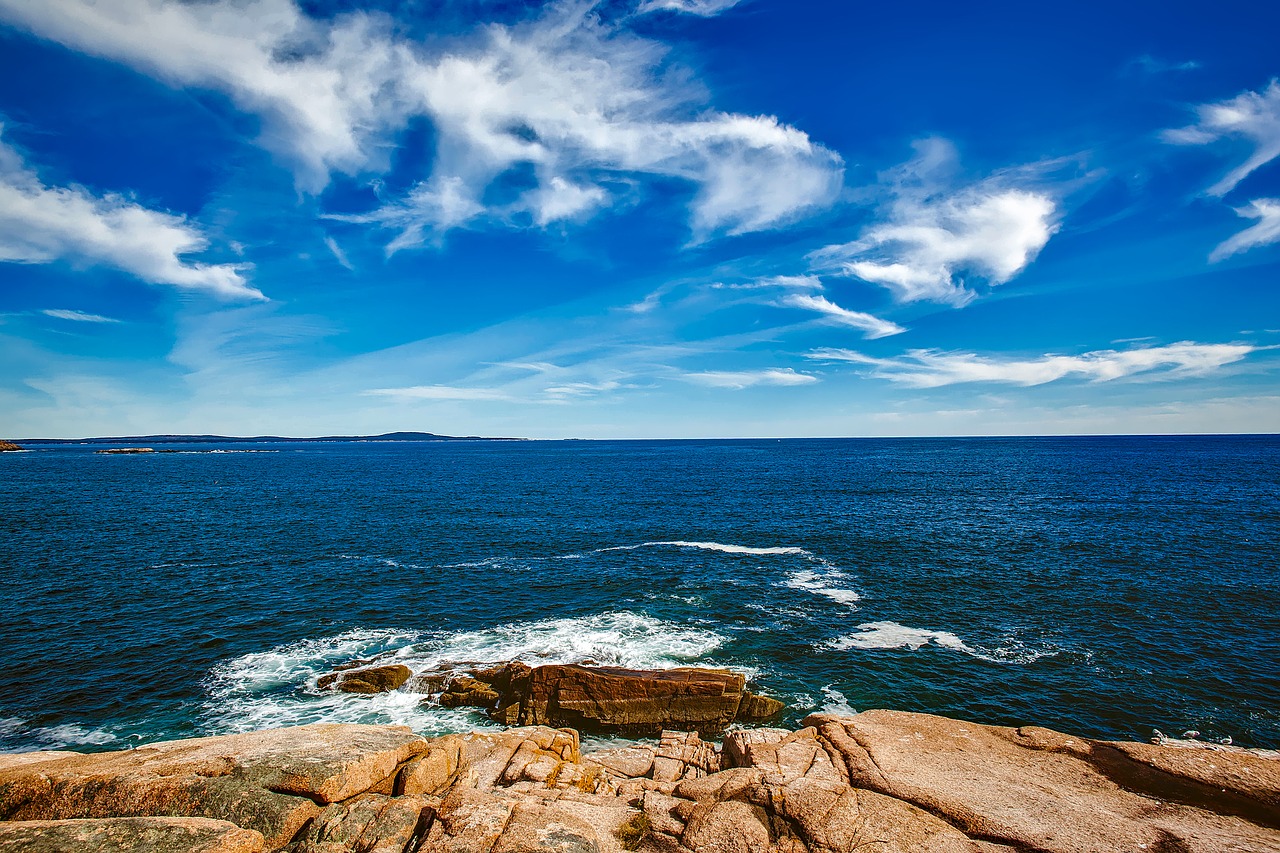 bar harbor maine sky free photo