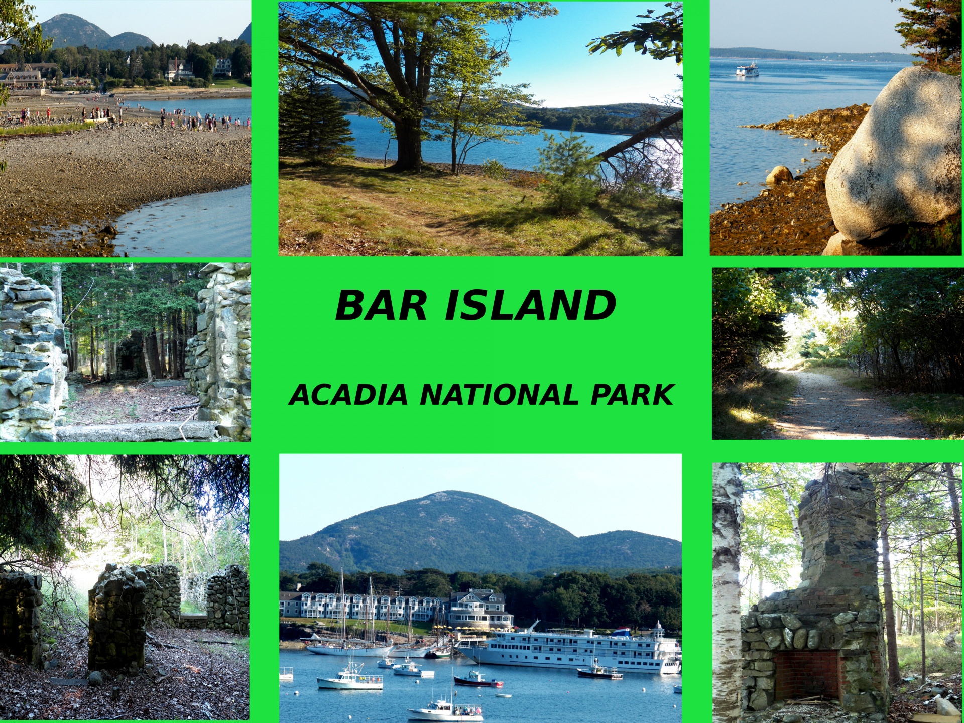 bar island islands acadia free photo