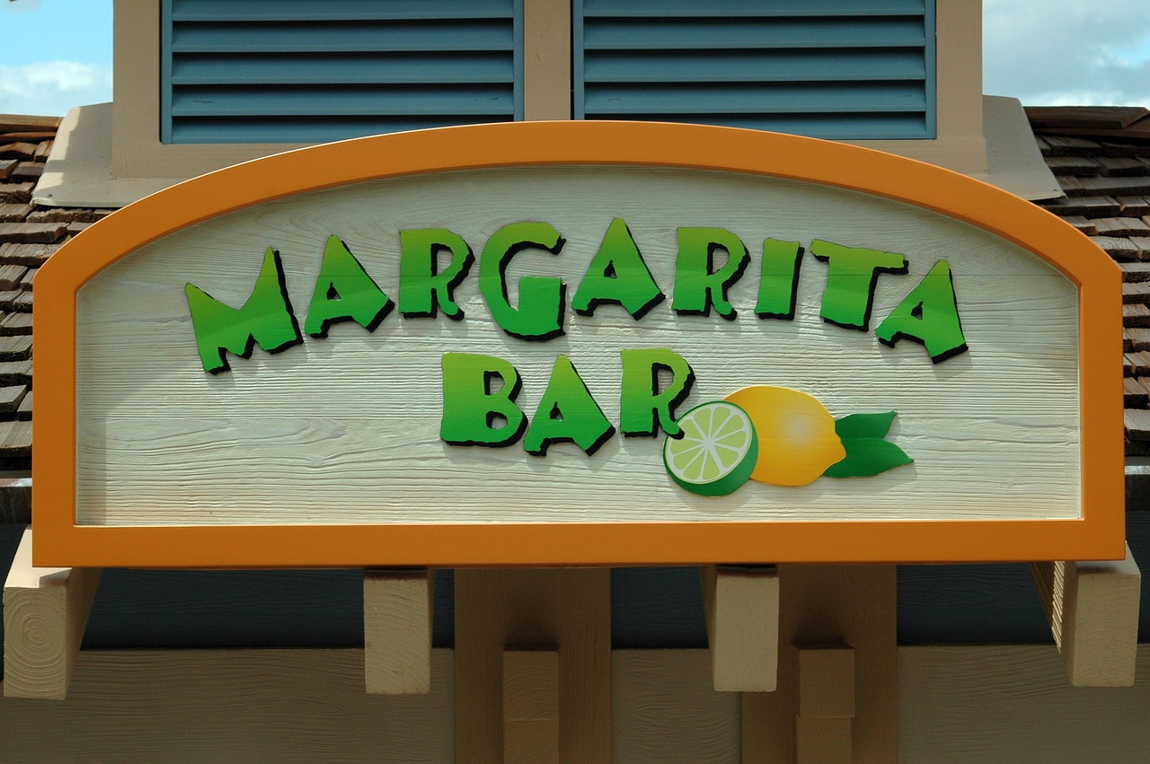bar sign bar margarita free photo