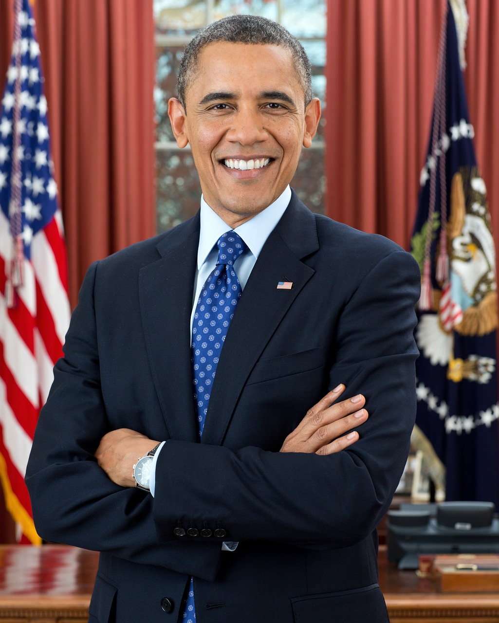 barack obama 2012 official portrait free photo