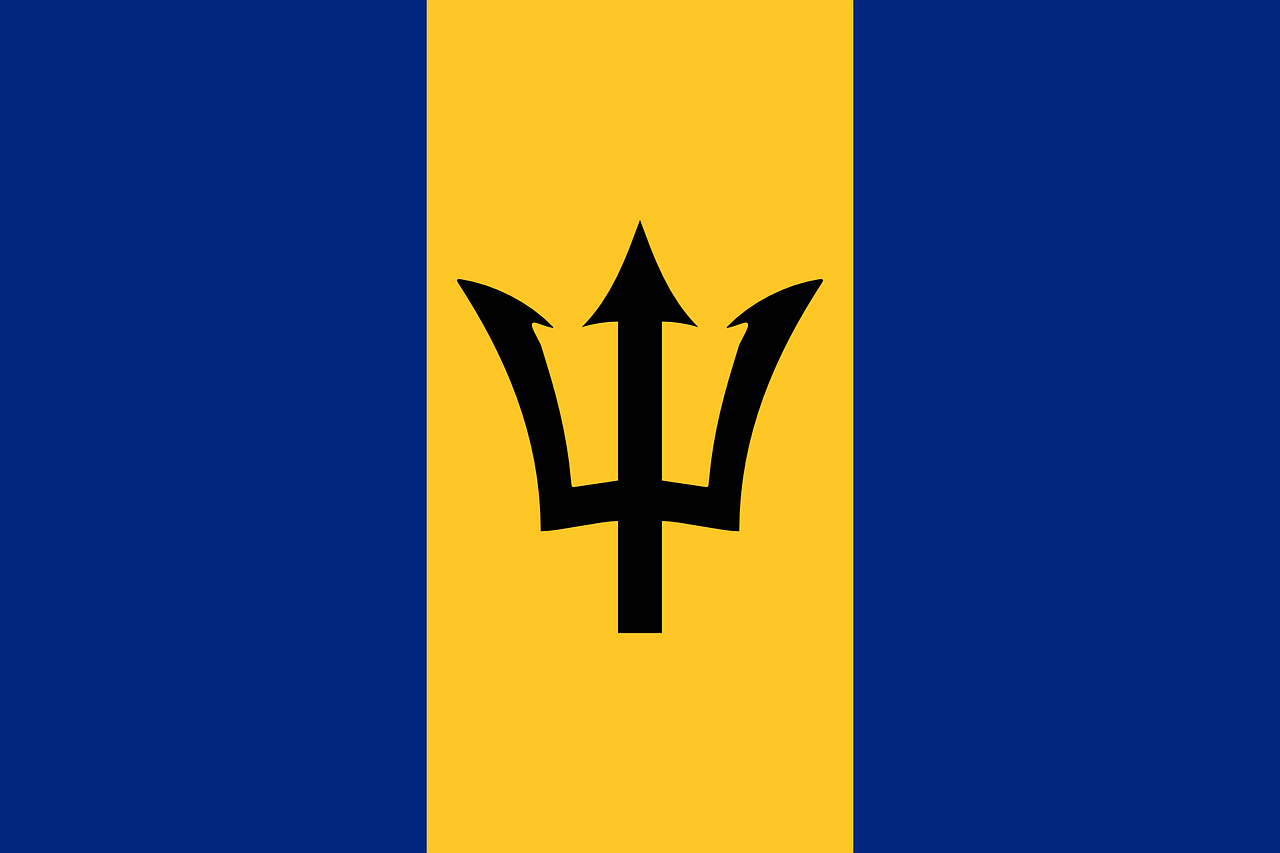 barbados flag national flag free photo